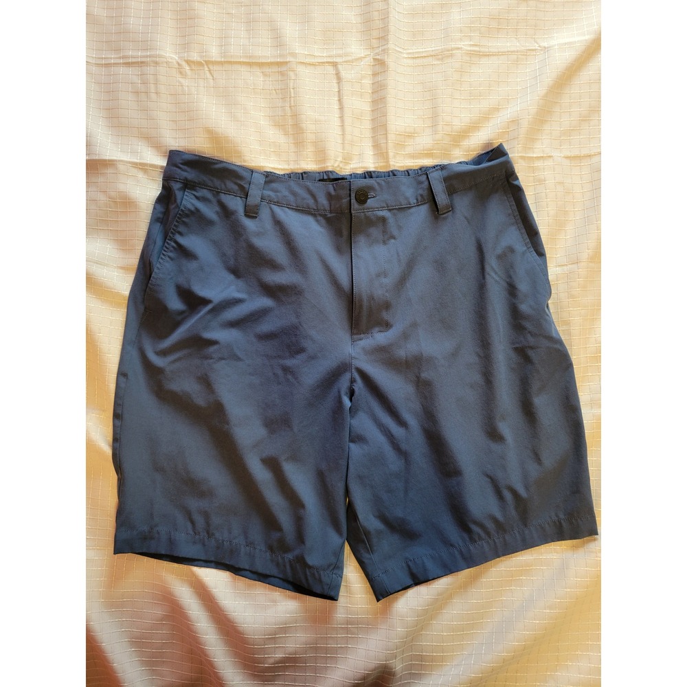 Banana Republic Mens 38 Blue Hybrid Performance Golf Shorts Ripstop Stretch 9in